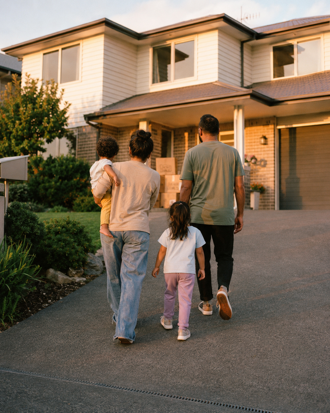 Priya and James, kept their first home and bought a second